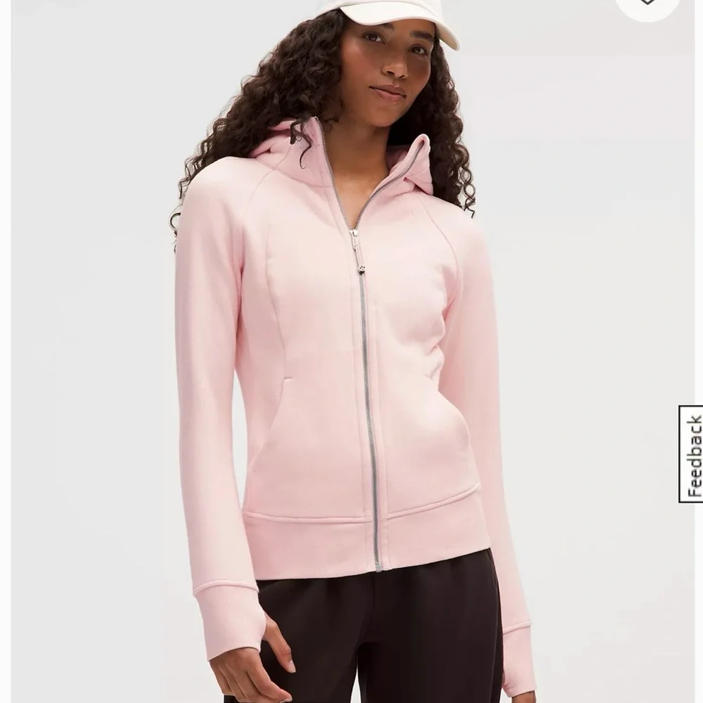 Lululemon Scuba Full Zip Hoodie peach size 2 - Picture 1 of 8